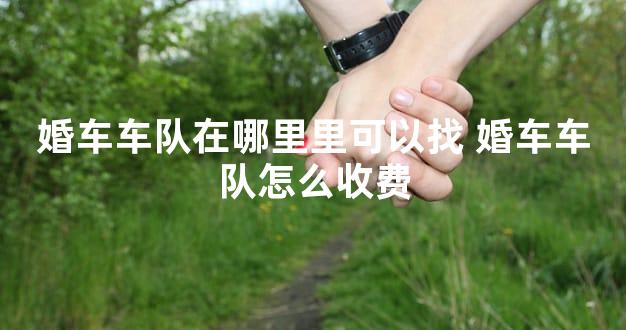 婚车车队在哪里里可以找 婚车车队怎么收费